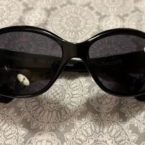 +200 Bi-focal- Black Sunglasses Bifocal for Women. Built In Readers Glasses